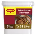Produktbild: MAGGI Professional Feine Sauce zu Braten, vegan, Ergiebigkeit 32 L, 1er Pack (1 x 3 kg GastroBox)