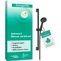 Produktbild: hansgrohe Activera Select S Duschset 95, 2 Strahlarten, EcoSmart, mit Duschstange 65cm, 28044670, Farbe: Mattschwarz
