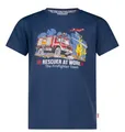 Produktbild: SALT AND PEPPER Jungen T-Shirt  Feuerwehr Lösch Fahrzeug Stickmotiv Gr 104 / 110