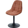 Produktbild: CHEFGASTRO Esszimmerstuhl 83x47x43cm Sitzhöhe 47cm Stahl Stoff/Textil Chenille Terrakotta