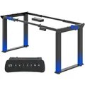 Produktbild: FLEXISPOT Höhenverstellbarer Schreibtisch Gestell Elektrisch mit 4 Beinen, Doppelmotor 200 KG TRAGLAST, 3 Speicherplätzen Sitz-Steh-Erinnerung Sc... - Schwarz