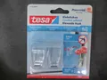 Produktbild: 1x tesa POWERSTRIPS 2 Stück Selbst-Klebe-Haken Glas max. 1,0kg Nr. 77735 (ws)