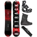 Produktbild: Airtracks Snowboard Herren Snowboard Komplett Set Eight Rocker Wide » Mod. 25 (4 St., 4er Pack), Snowboard + Bindung Master + Boots + SB Bag / 150 155 160 164 cm Boots 43 Master QL | 155 cm