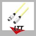 Produktbild: Adam Hall Cables 3 STAR MMF 0050 YEL - Mikrofonkabel XLR female auf XLR male 0,5m gelb
