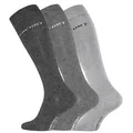 Produktbild: Cotton Prime® Kniestrümpfe 3 Paar Comfort (3-Paar) in angenehmer Baumwollqualität grau 43-46