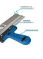 Produktbild: 2 x Flächenspachtel 0,6 mm 600 mm Fassadenspachtel Spachtel Breitspachtel Rakel