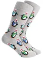 Produktbild: BRUBAKER Weihnachtssocken für Damen und Herren - Pinguine - Baumwolle Socken Weihnachten - Größe 41-45