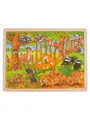 Produktbild: Goki Wooden Jigsaw Puzzle - Forest Animals 48st. Holz