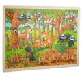 Produktbild: goki Puzzle Holzpuzzle - Waldtiere, 48tlg., Puzzleteile