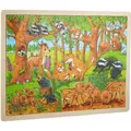 Produktbild: Goki Holzpuzzle - Waldtiere, 48tlg.