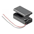 Produktbild: Batteriehalter für 9 V-Block Akkuhalter Batteriefach mit Schalter Ein Aus