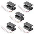 Produktbild: 5x Batteriehalter für 9 V-Block Akkuhalter Batteriefach mit Schalter Ein Aus