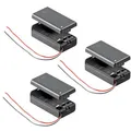 Produktbild: 3x Batteriehalter für 9 V-Block Akkuhalter Batteriefach mit Schalter Ein Aus