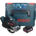 Produktbild: Bosch Professional Bosch GKM 18V-50 Professional Akku Metall Handkreissäge 18 V 136 mm Brushless + 1x Akku 4,0 Ah + (46932606)