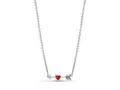 Produktbild: Pandora Silber Kette Arrow &nMurano Glass Heart Halskette  393669C01 50cm NEU
