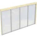 Produktbild: Skan Holz Polycarbonat Seitenwand für Terrassenüberdachung 400/389 cm Tiefe