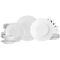 Produktbild: Creatable Kombiservice Frederike weiss, Weiß, Keramik, 30-teilig, 180 ml,180 ml, stapelbar, Essen & Trinken, Geschirr, Geschirr-Sets, Kombiservice