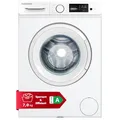 Produktbild: Telefunken Waschmaschine 7kg | 1400 U/Min. | Inverter Motor - Leise & Effizient | Aquastop - Schutz vor Wasserschäden | Schontrommel | Washing Machine mit 15 Programmen | EEK A | W-7-1400-A-W weiß