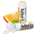 Produktbild: 6x Miradent Xylitol Chewing Gum Zahnpflegekaugummis 30 Stück Dose fresh fruit (6x 30g)