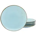 Produktbild: Creatable Speisetellerset, Pastellblau, Keramik, 6-teilig, Essen & Trinken, Geschirr, Teller, Speiseteller