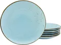 Produktbild: CreaTable Speiseteller Essteller NATURE COLLECTION, (6 St), Teller Set für 6 Personen, Ø 27 cm, Steinzeug, flache Teller