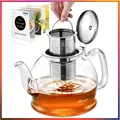 Produktbild: Elegante Teekanne 1,2L mit Siebeinsatz - Hitzebeständig und spülmaschinenfest