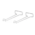 Produktbild: METALTEX Rail41 Weinglashalter lang Polytherm 41 x 11 x 4 cm, 2er Set / Gläse...