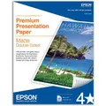 Produktbild: Epson Matte doppelseitige Papier 8.5x11 helle weiße Premium Fotopapier 50 Blatt