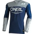 Produktbild: Oneal Mayhem Hexx V.22 Motocross Jersey, grau-blau, Größe M für Männer