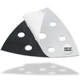 Produktbild: Ersatzklett für Deltaschleifer Schleifplatte 93x93x93 mm 6-Loch Einzeln
