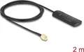 Produktbild: Delock GSM UMTS LTE WLAN 2.4 GHz Antenne SMA Stecker 2 dBi omnidirektional starr schwarz (12050)