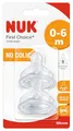 Produktbild: NUK First Choice+ Trinksauger für Babys im Alter von 0–6 Monaten, Silikonsauger mit kleinem Trinkloch