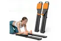 Produktbild: MERACH Multitrainer 4-in-1 Pilates-Board, Push-Up-Bauchmuskel-Roller, (2-tlg, 6,8kg Widerstandsband, Core-Training für Bauch, Arme, Beine, 1-St., zerlegbarem Design, Kniepolster, Heimstudio-tauglich, Anti-Rutsch), Platzsparend, Bauchmuskelübungsgerät für Ganzkörpertraining