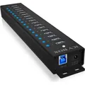 Produktbild: ICY BOX IB-HUB1717-U3 - Hub - 17 x USB 3.2 Gen 1 - Schwarz