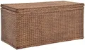 Produktbild: Korb-Outlet Truhe/Wäschetruhe aus Rattan (Vintage Braun, MAX)