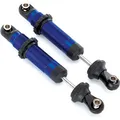 Produktbild: Traxxas Dämpfer GTS hart-eloxiert, blau montiert inkl Federhalter (TRX8260A)