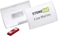 Produktbild: Durable 821219 Namensschild CLICK FOLD MAGNET 40x75mm - 8212 Magnet 10St.