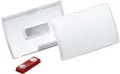 Produktbild: Durable 8212 19 Namensschild CLICK FOLD MIT MAGNET, 40 x 75 mm, transparent