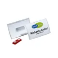 Produktbild: 10 Stück DURABLE 821219 CLICK FOLD mit Magnet Namensschild 40mm x 75mm