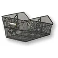 Produktbild: Basil 11175 Cento Hinterradkorb Flower Schulta 39x24x20,5cm, engmaschig, schwarz