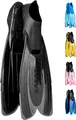Produktbild: Cressi Agua Fins Flossen - Tauchflossen zum Schwimmen, Apnoe, Tauchen & Schnorcheln - Schwimmflossen - Schnorchelflossen - Schwarz - 41/42