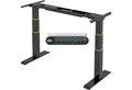 Produktbild: FLEXISPOT Schreibtisch Elektrisch höhenverstellbares Tischgestell E6 (2 Motore, 3-Fach-Teleskop, 4 Speicherplätze, Kollisionschutz Funktion, LED-Display), USB Ladeanschluss, MAX Load: 160KG