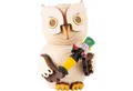 Produktbild: Kuhnert Dekofigur Mini-Eule mit Bergmann (7cm) von Drechslerei Kuhnert