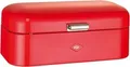 Produktbild: WESCO Brotkasten Grandy 235201-02 | Retro-Stahlblech | Belüftung | großer Vorratsbehälter | 42x22x17 cm | Rot
