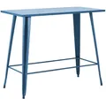 Produktbild: Oviala Hochtisch,, Blau, Metall, Rechteckig, 60x101x120 cm, Gartenmöbel, Gartentische, Gartentische