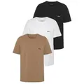 Produktbild: BOSS T-Shirt Rundhals BOSS ONE (Packung, 3-tlg., 3er-Pack) mit dezentem BOSS Logo-Print beige S (46)