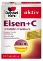 Produktbild: Doppelherz aktiv Eisen + C + Histidin + Folsäure, 30er  PZN 02483072