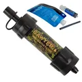 Produktbild: Sawyer Mini PointONE Wasserfilter Outdoor Notversorgung enfernt 100% Mikroplastik und 99,99999%* aller Bakterien (1 Filter, Camouflage SP107)