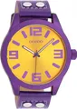 Produktbild: Oozoo Armbanduhr Basic Line mit Lederband 47 MM Purple / Lila / Lila C1096