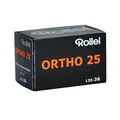 Produktbild: Rollei Ortho 25 Plus Schwarzweiß-Negativfilm | 35 mm | 36 Aufnahmen | ISO 25 | Hohe Detailtreue & Feines Korn